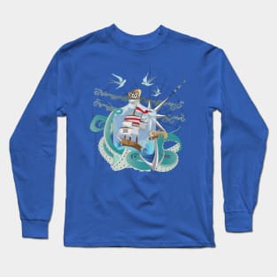 Pirate Ship Long Sleeve T-Shirt